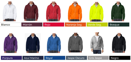 Sudadera con cierra 18600