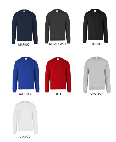 Sudadera cuello redondo C0700